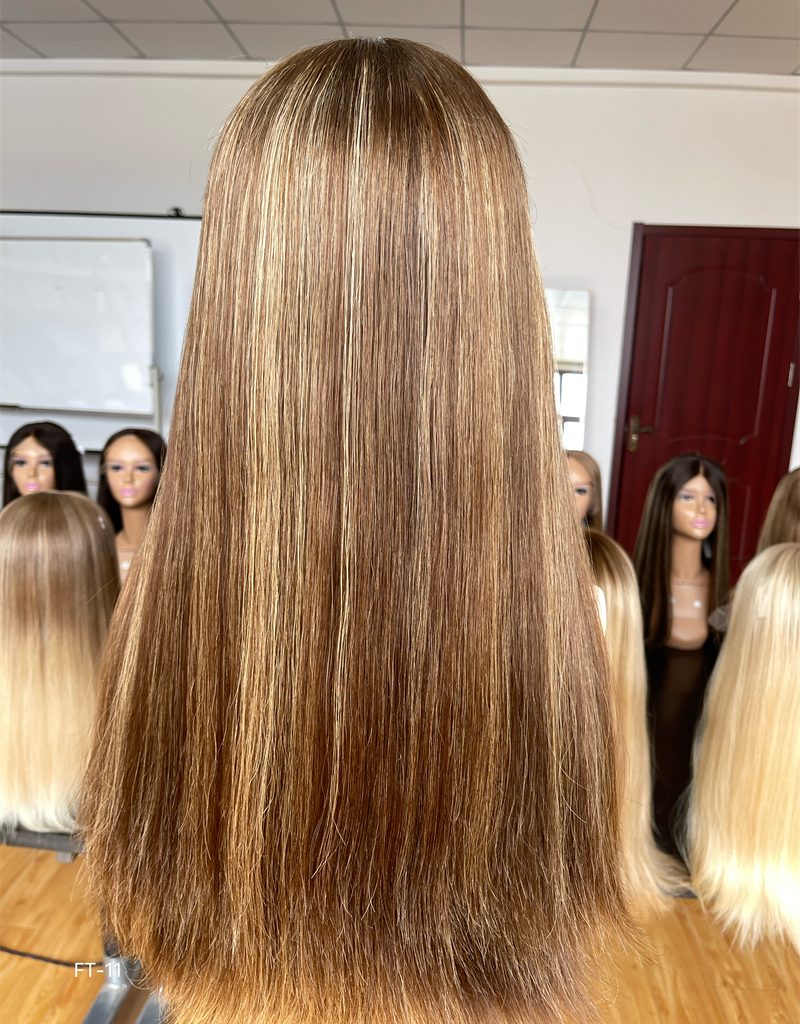 #6305 Highlight Color 22inch Super Slight Layer HD Lace Top Wig