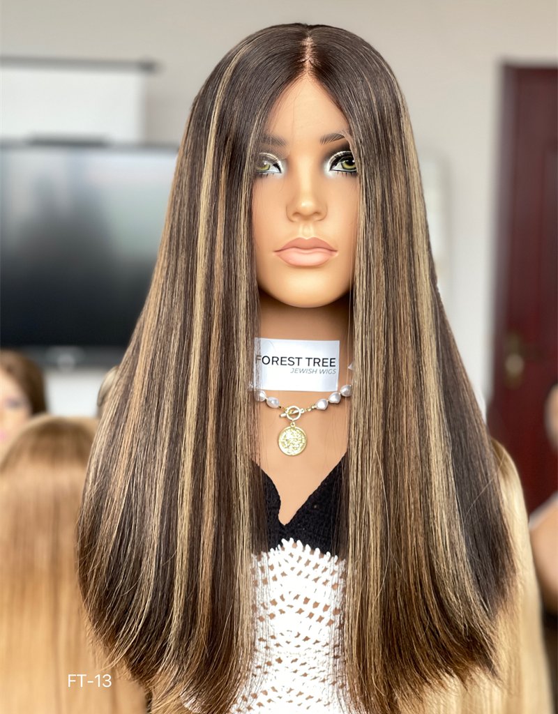 #2/4/8/10 Highlight Color 22inch Super Slight Layer HD Lace Top Wig