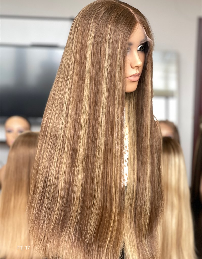 #6305 Highlight Color 26inch Super Slight Layer HD Lace Top Wig