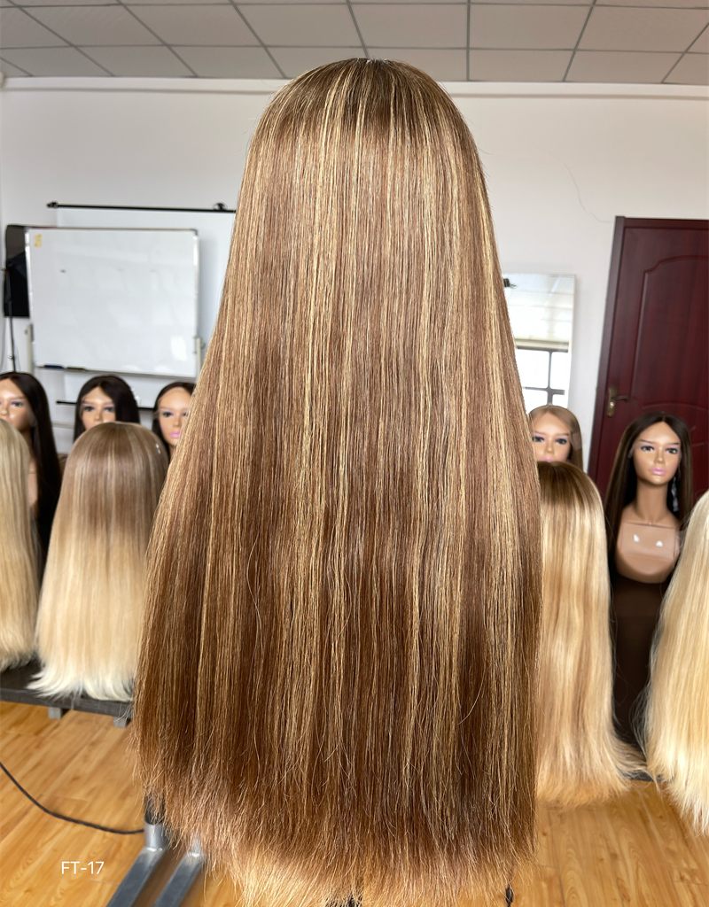 #6305 Highlight Color 26inch Super Slight Layer HD Lace Top Wig