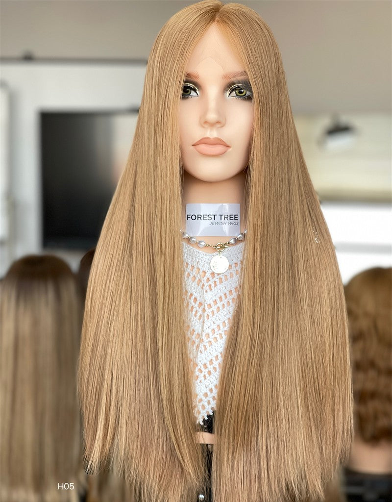 #10/14/8 Color 24inch Super Slight Layer HD Lace Top Wig