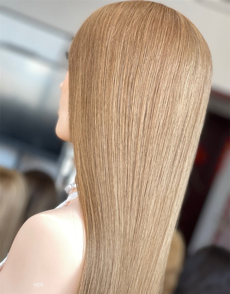 #10/14/8 Color 24inch Super Slight Layer HD Lace Top Wig