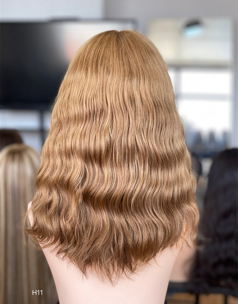 #10 Color 16inch Super Slight Layer HD Lace Top Wig