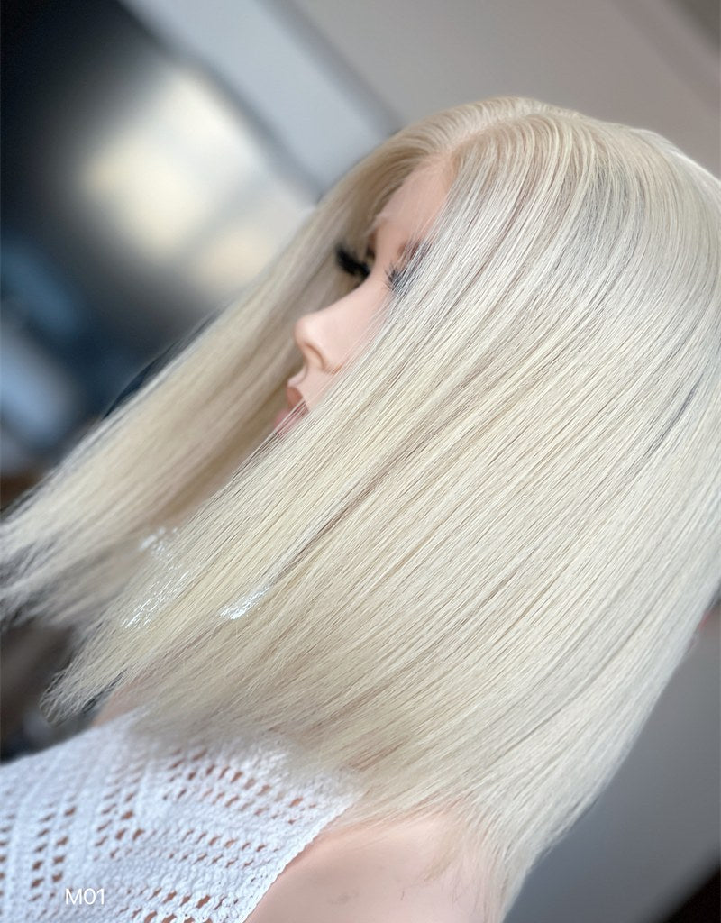 #1001 Color 13inch Super Slight Layer HD Lace Top Wig