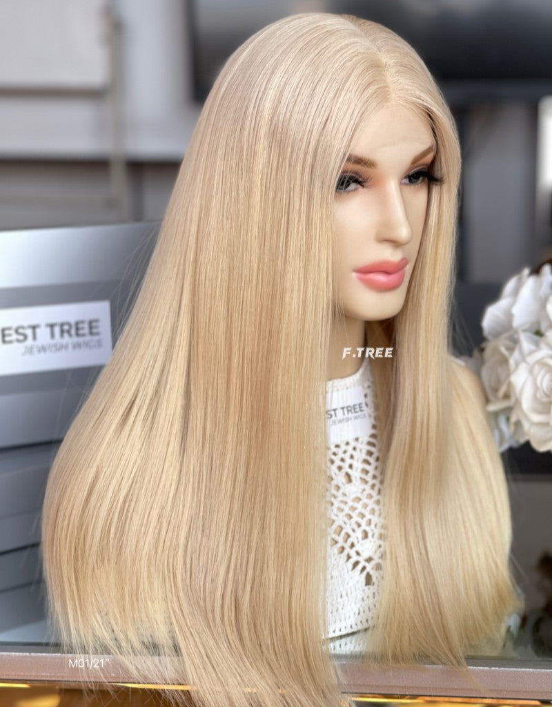 #1001 Color 21inch Super Slight Layer HD Lace Top Wig