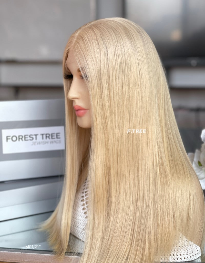 #1001 Color 21inch Super Slight Layer HD Lace Top Wig