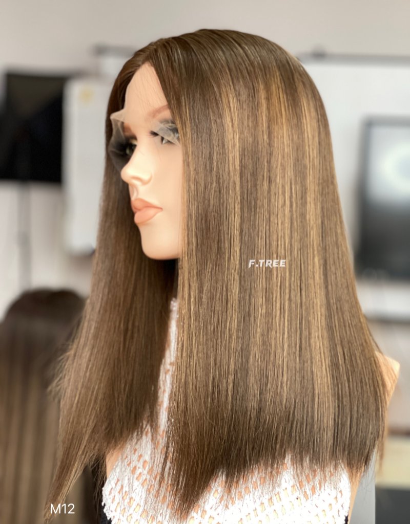 #Y412 Color 16inch Super Slight Layer HD Lace Top Wig