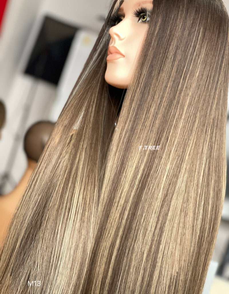 #T321 Color 24 inch Super Slight Layer HD Lace Top Wig