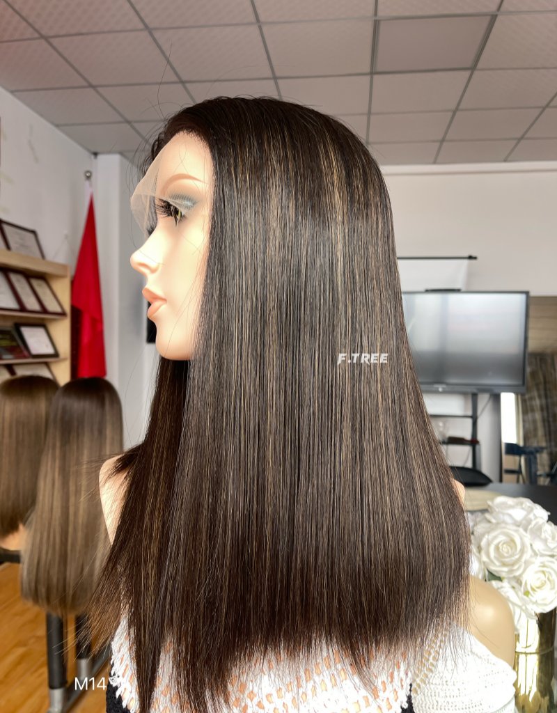 #N8 Color 16 inch Super Slight Layer HD Lace Top Wig