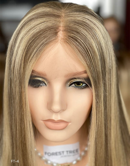 #6244 Highlight Color 20inch Super Slight Layer HD Lace Top Wig