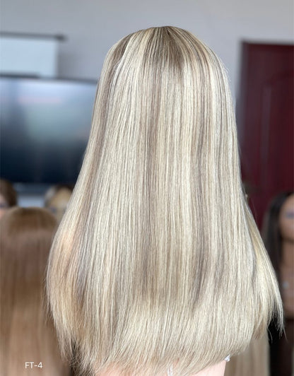 #6244 Highlight Color 20inch Super Slight Layer HD Lace Top Wig