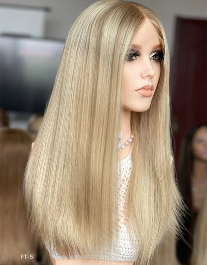 #XJ Color 20inch Super Slight Layer HD Lace Top Wig