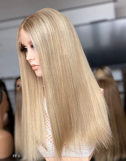 #XJ Color 20inch Super Slight Layer HD Lace Top Wig