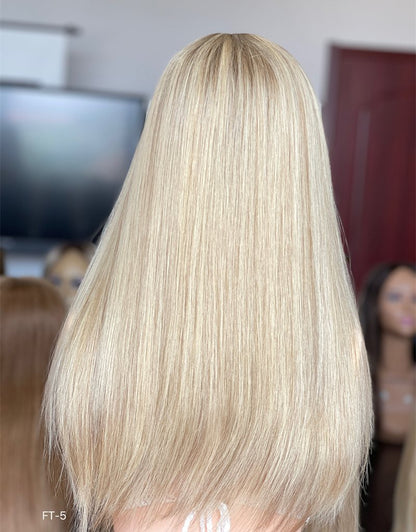 #XJ Color 20inch Super Slight Layer HD Lace Top Wig