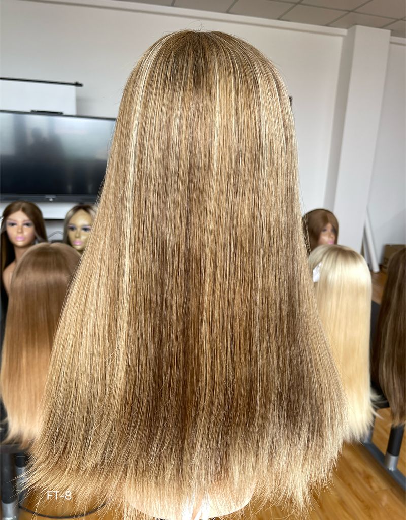 #611 Highlight Color 20inch Super Slight Layer HD Lace Top Wig