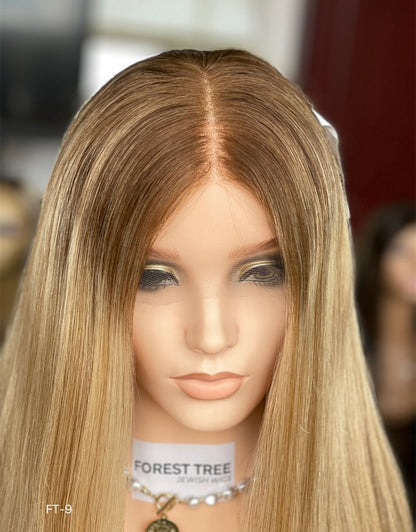 #NOA Highlight Color 22inch Super Slight Layer HD Lace Top Wig