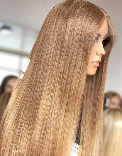 #714 Color 24inch Super Slight Layer HD Lace Top Wig