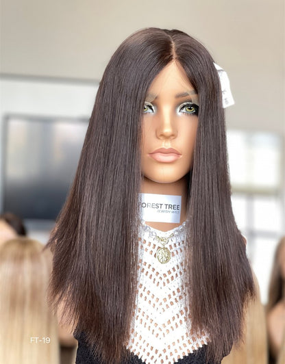 #N4 Cloor 18inch Super Slight Layer HD Lace Top Wig
