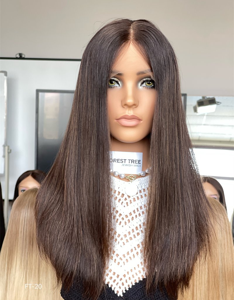 #N4/8 Highlight Color 20inch Super Slight Layer HD Lace Top Wig