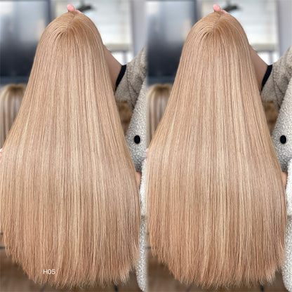 #10/14/8 Color 24inch Super Slight Layer HD Lace Top Wig