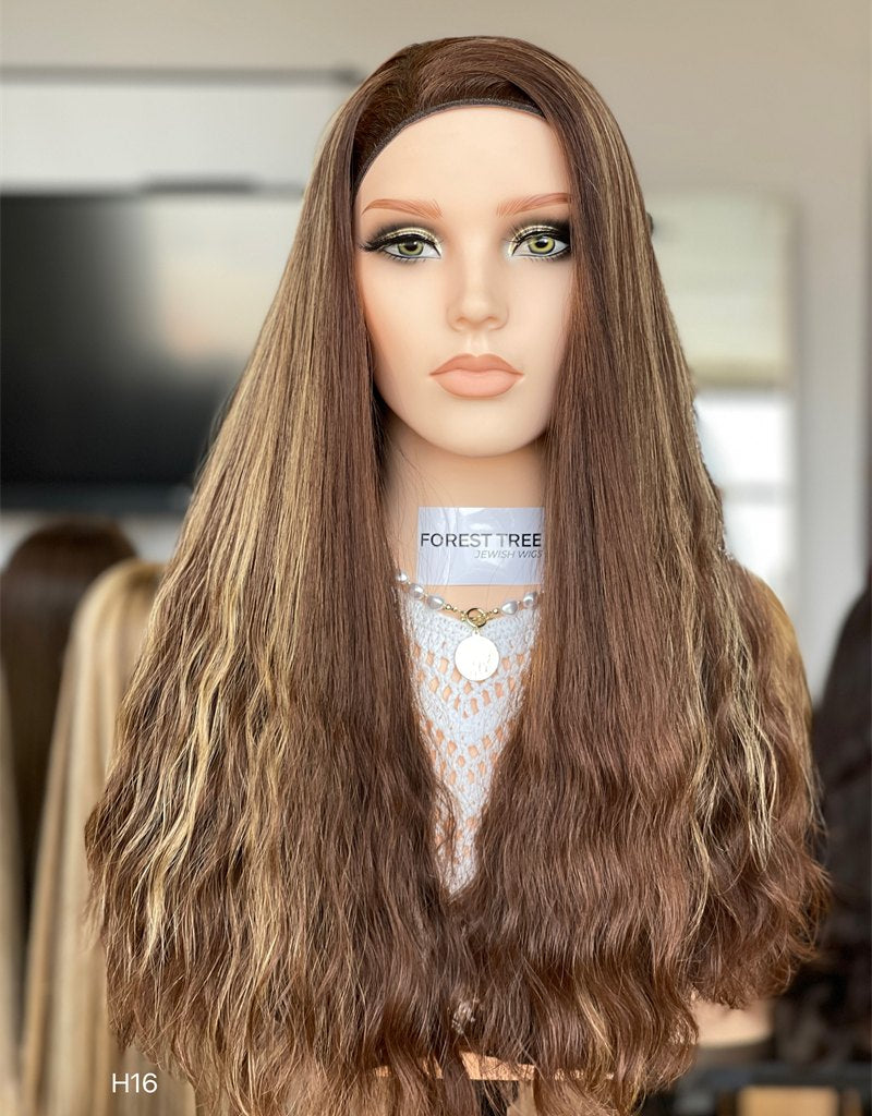 #BB3/BB10 Highlight Color 23inch Super Slight Layer Headband Wig
