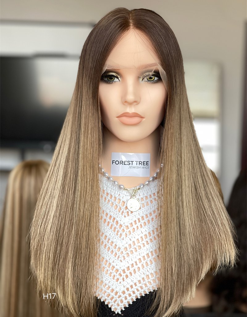#4B/10 Highlight Color 20inch Super Slight Layer HD Lace Top Wig
