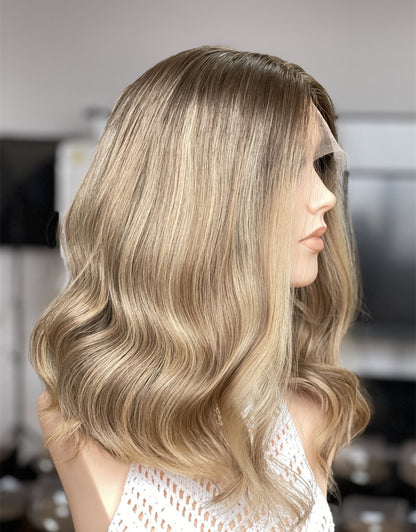 #6/12/24 Color 17 Inch Super Slight Layer HD Lace Top Wig