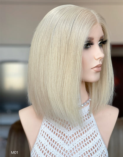 #1001 Color 13inch Super Slight Layer HD Lace Top Wig