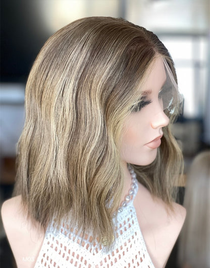 #OMGB Highlight Color 13inch Super Slight Layer HD Lace Top Wig