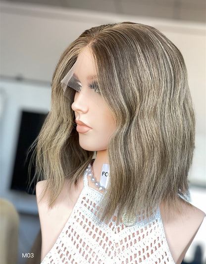 #OMGB Highlight Color 13inch Super Slight Layer HD Lace Top Wig