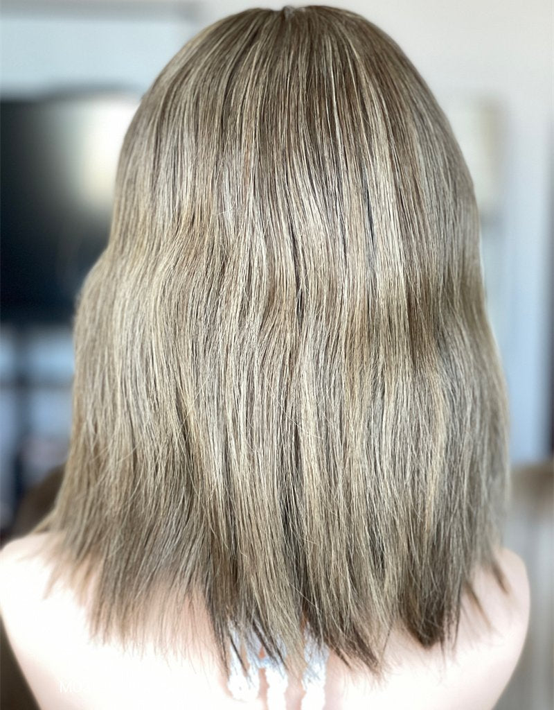 #OMGB Highlight Color 13inch Super Slight Layer HD Lace Top Wig