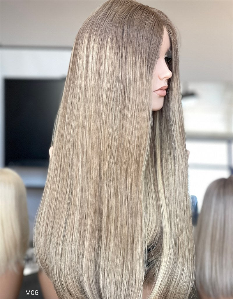 #7/14 Color 25inch Super Slight Layer HD Lace Top Wig