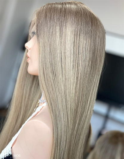 #7/14 Color 25inch Super Slight Layer HD Lace Top Wig