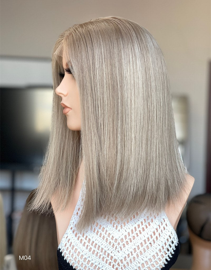 #6-18/24 Color 15inch Super Slight Layer HD Lace Top Wig