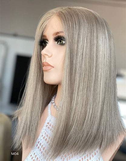 #6-18/24 Color 15inch Super Slight Layer HD Lace Top Wig