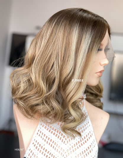 #6/12/24 Color 17inch Super Slight Layer HD Lace Top Wig