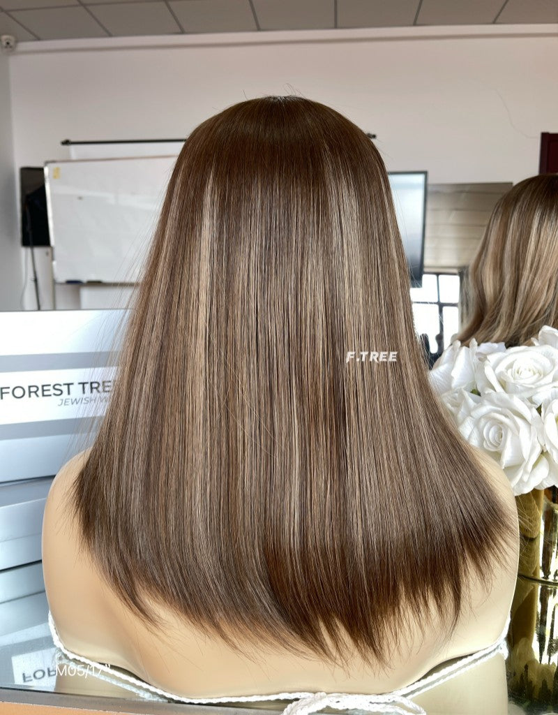 #8/10/16 Highlights Color 17inch Super Slight Layer HD Lace Top Wig