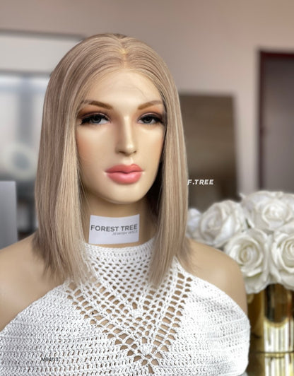 #6-18/24 Color 13inch Super Slight Layer HD Lace Top Wig