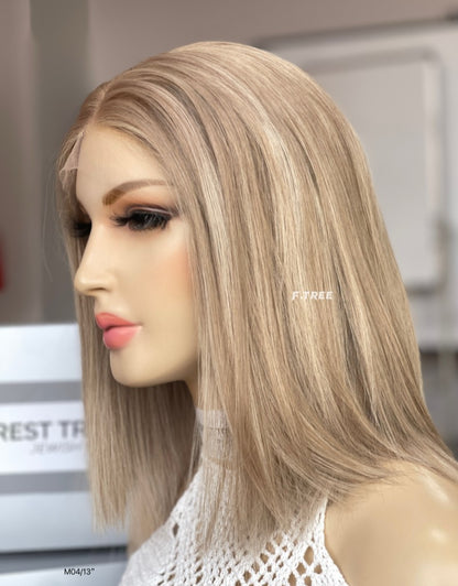 #6-18/24 Color 13inch Super Slight Layer HD Lace Top Wig