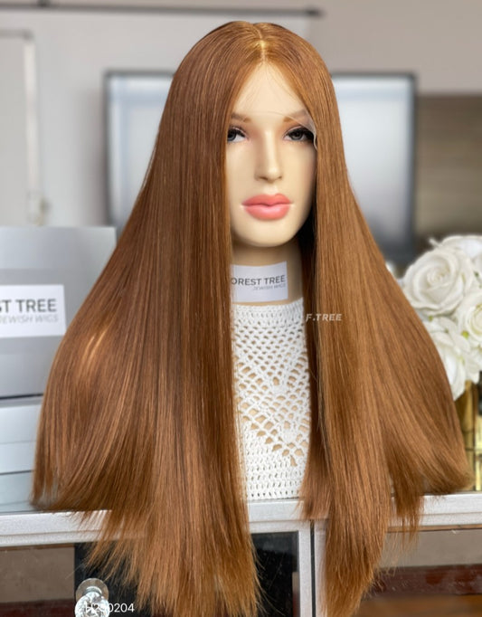 #BB8 Color 24 inch Super Slight Layer HD Lace Top Wig
