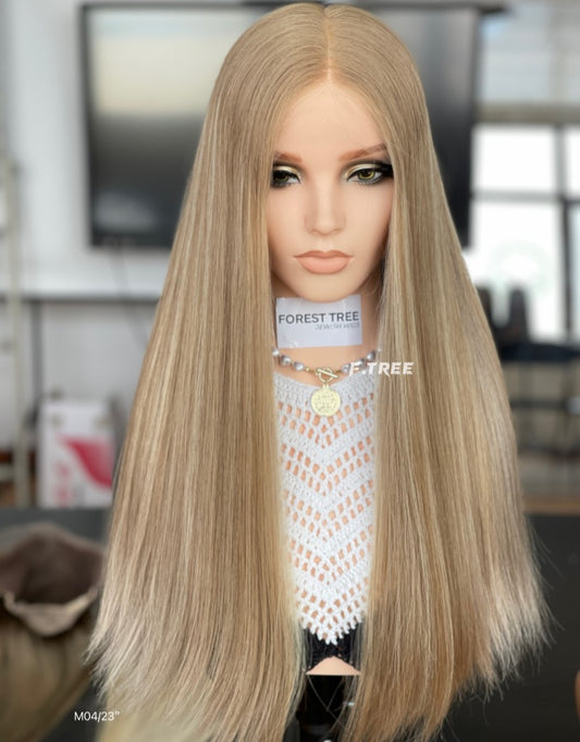 #6-18/24 Color 23 inch Super Slight Layer HD Lace Top Wig