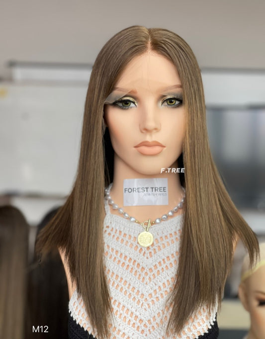 #Y412 Color 16inch Super Slight Layer HD Lace Top Wig