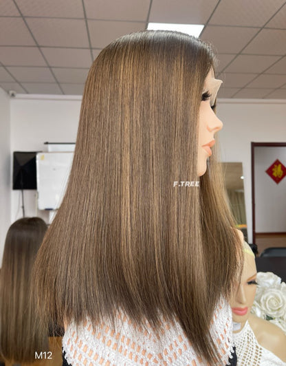 #Y412 Color 16inch Super Slight Layer HD Lace Top Wig
