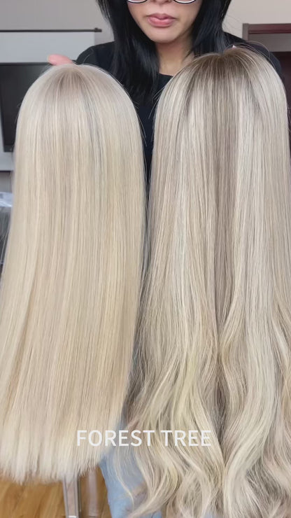 #1001 Color 21inch Super Slight Layer HD Lace Top Wig