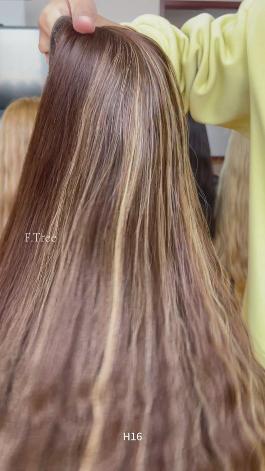 #BB3/BB10 Highlight Color 23inch Super Slight Layer Headband Wig