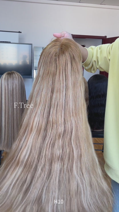 #8/16/24 Highlight Color 28inch Super Slight Layer HD Lace Top Wig