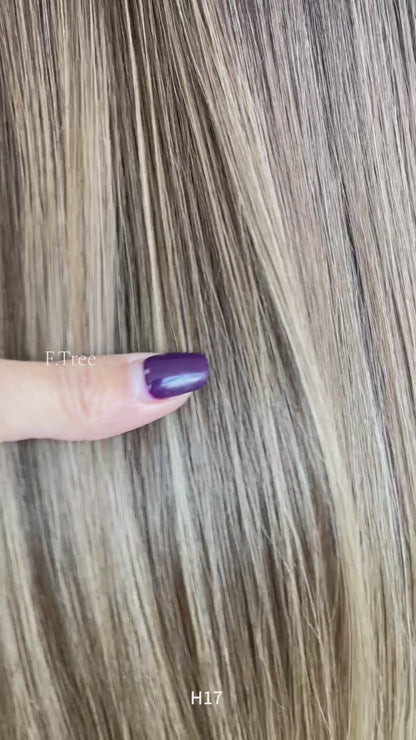 #4B/10 Highlight Color 20inch Super Slight Layer HD Lace Top Wig