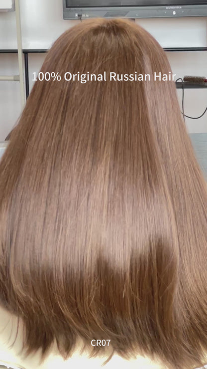 #12 Color 18inch Super Slight Layer HD Lace Top Wig